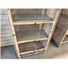 Image 6 : Qty 3 Rattan Shelving Units w/ Clear Shelves 24" x 13" x 46"H