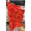 Image 1 : Bolt Red & Orange Floral Fabric