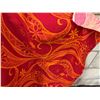 Image 3 : Bolt Red & Orange Floral Fabric