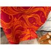 Image 4 : Bolt Red & Orange Floral Fabric