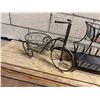 Image 2 : Wrought Iron 2-Tier Basket Display & Bicycle