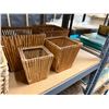 Image 11 : Multiple Woven Baskets (shelves not included)