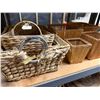 Image 12 : Multiple Woven Baskets (shelves not included)