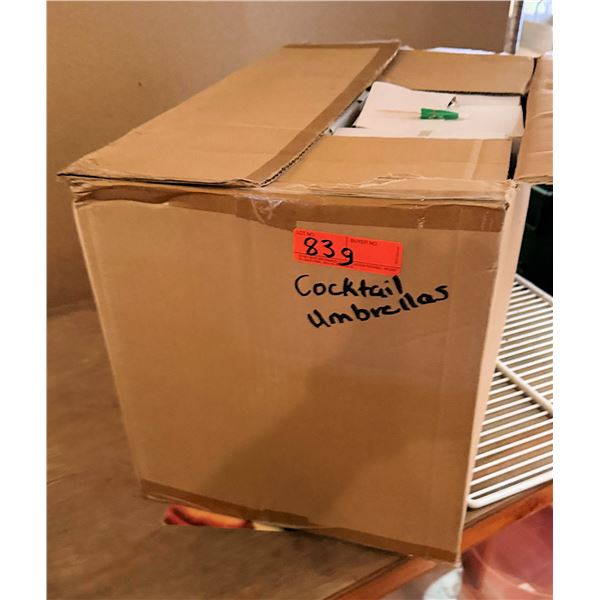 Box Multiple Cocktail Umbrellas