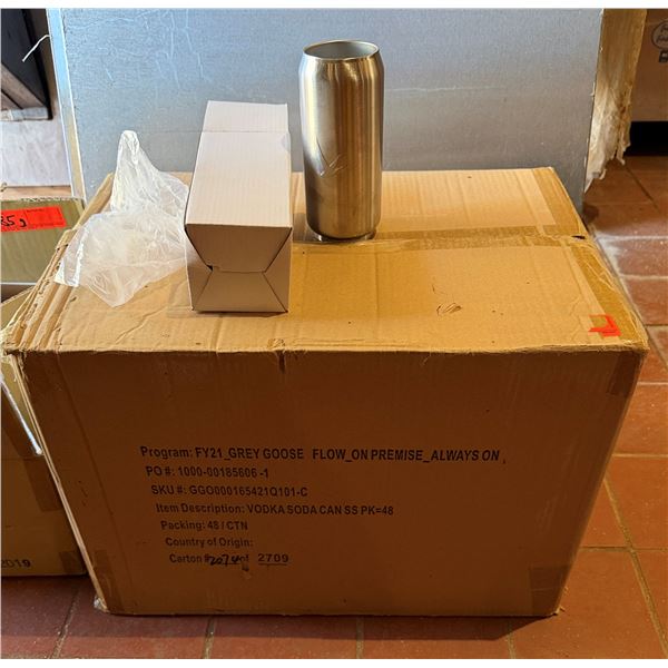 Box Grey Goose NBSI Vodka Soda Cans