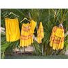 Image 1 : Multiple Yellow Patterned Costume Pieces: Skirts, Slips & Tops