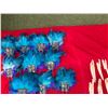 Image 2 : Qty 10 Blue Feather Hair Combs & 7 Plastic Combs
