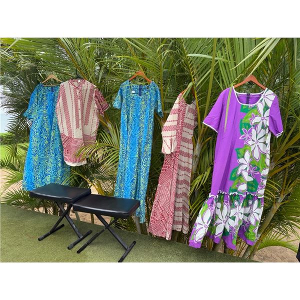 Qty 5 Aloha Dresses, Misc Colors & Styles