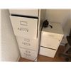 Image 5 : Metal 4-Drawer Filing Cabinet, 2 Drawer Unit, Dell Monitor & Rolling Chair, etc