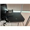 Image 2 : Metal Mesh Shelving Unit & Contents: HP Elitedesk, Monitor, Sorter Rack, Phone, etc