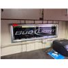 Image 3 : Qty 2 Budweiser Signs 42" x 12"