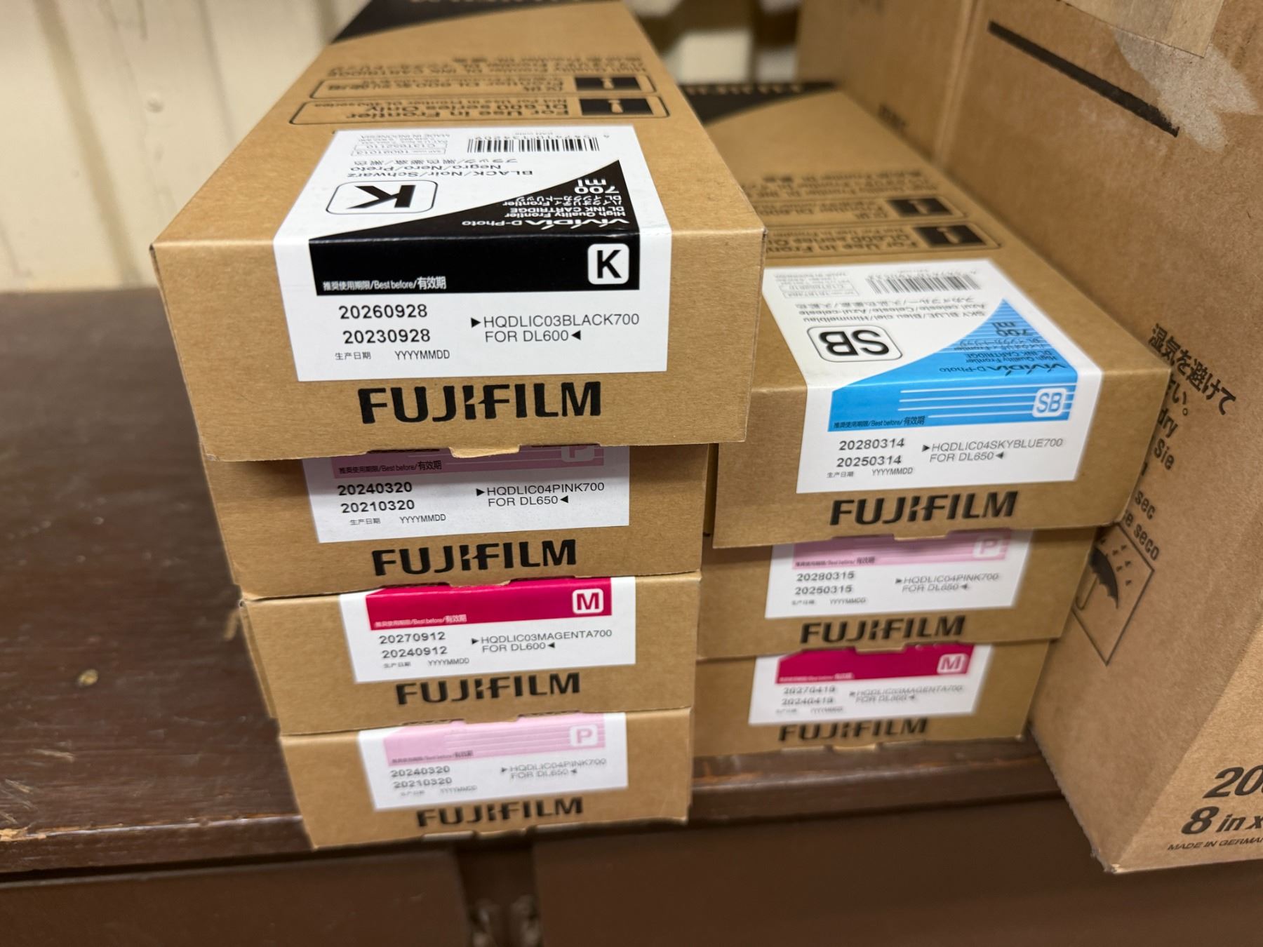 Box With Label Ink Multiple Boxes Fujifilm Photo Paper, Inkjet Paper & Ink