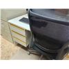 Image 7 : Metal 4-Drawer Filing Cabinet w/ Desk, Chair, Monitor, Keyboard, etc