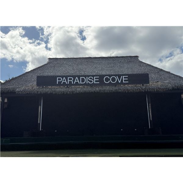 Paradise Cove Sign Approx. 20' L