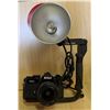 Image 1 : Nikon FM3A 35mm Film SLR Camera w/ AF NIKKOR 28mm f/2.8D Lens & Stroboframe Flash Bracket