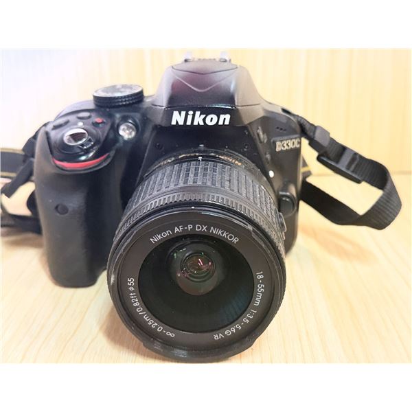 Nikon D3300 DSLR Camera w/ 18-55mm f/3.5-5.6G VR Lens