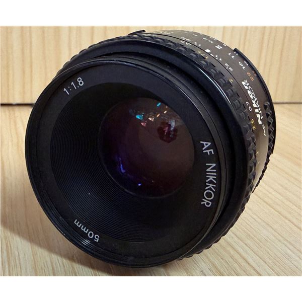 Nikon AF Nikkor 50mm f/1.8D Camera Lens