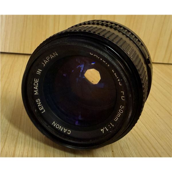 Canon FD 50mm f/1.4 Camera Lens