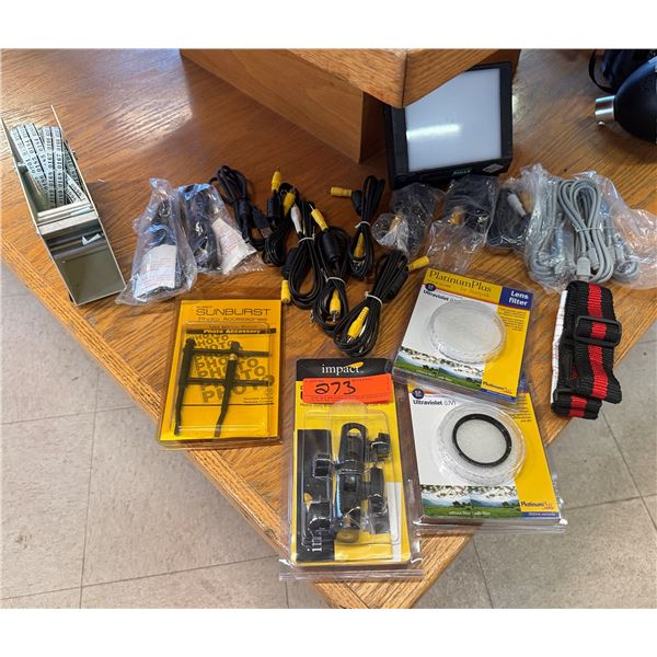 Qty 2 Platinum Plus Ultraviolet (UV) Lens Filters, Sunburst & Impact Photo Accessory Kits, etc