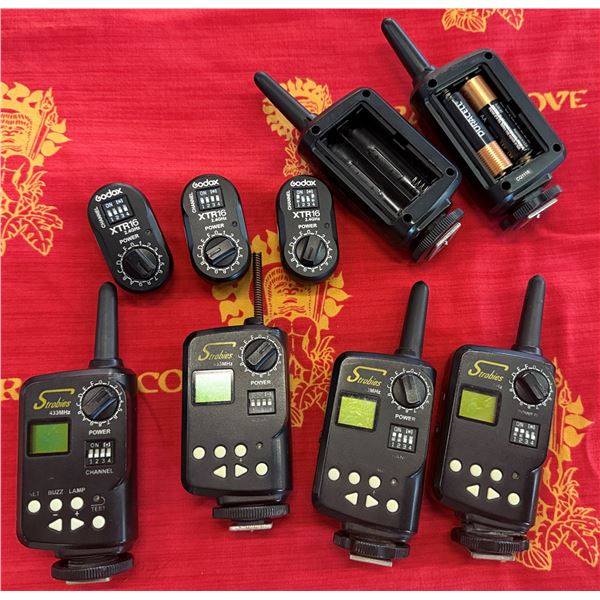 Qty 6 Interfit Strobies & 3 Godox XTR16 Wireless Flash Triggers