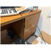 Image 6 : Wooden Desk w/ Chair (stepladder & contents not included)
