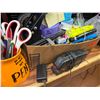 Image 11 : Multiple Office Supplies: Calculator, Sorters, Tickets, Markers, Staplers, Tape, Hole Punches, etc