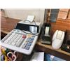 Image 7 : Multiple Office Supplies: Calculator, Sorters, Tickets, Markers, Staplers, Tape, Hole Punches, etc