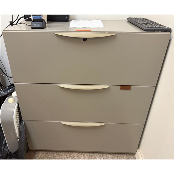 Metal 3-Drawer Lateral Filing Cabinet