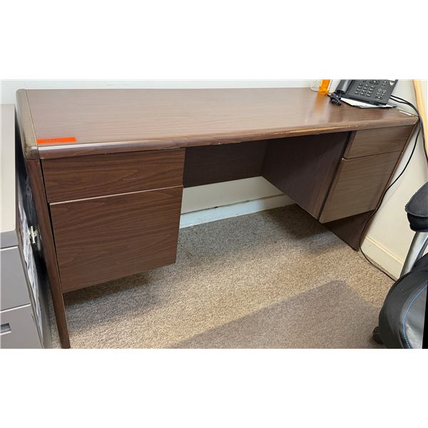 Wood Laminate Credenza w/ 4 Drawers