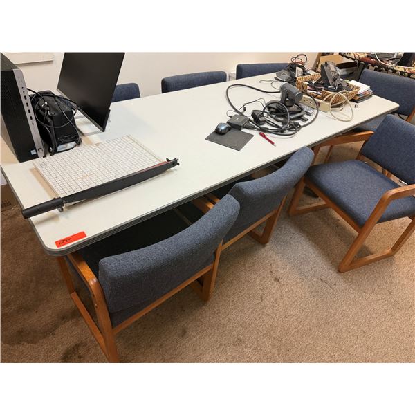 White Table 96" x 36" (chairs not included)