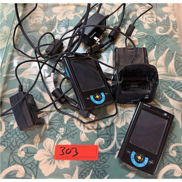 Qty 2 Unitech Handheld Mobile Computers & Accessories