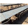 Image 3 : Qty 3 Tables 95" x 24" x 29"H & 25 Plastic Stacking Chairs 16" Dia, 36"H