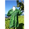 Image 6 : Qty 3 NEW Women's Green Aloha Shirts w/ Paradise Cove Bag (2-XL/1-6XL)