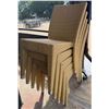 Image 2 : Qty 5 GAR Woven Chairs 17" x 16" x 37"H
