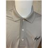Image 2 : Qty 9 NEW Lt. Gray Paradise Cove Luau Men's Polo Shirts - Size 2XL