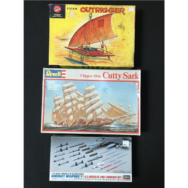 LOT OF 3 MODEL CRAFT KITS IN ORIGINAL BOXES
