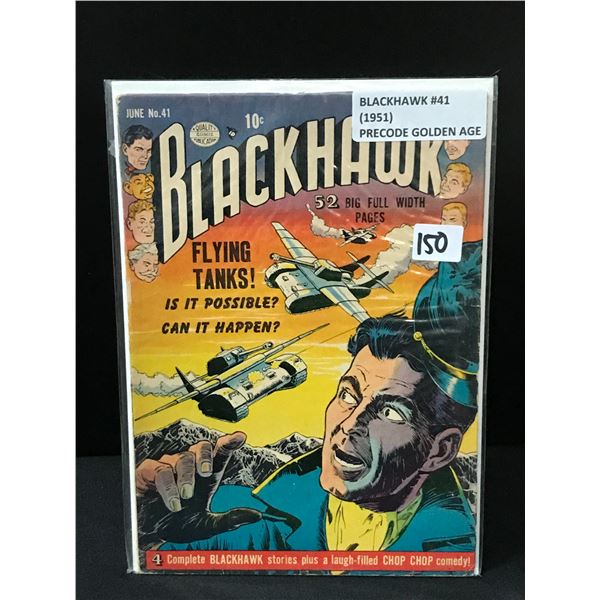 BLACKHAWK #41 (1951) - QUALITY COMICS PUBLICATION