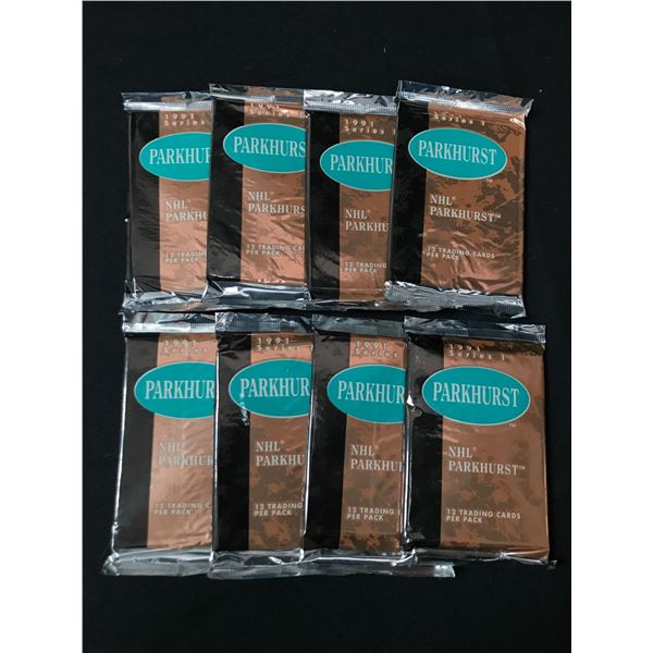 LOT OF 8 PARKHURST SERIES ONE SEALED HOCKEY PACKS