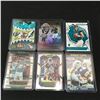 Image 1 : LOT OF 6 NFL ROOKIE CARDS