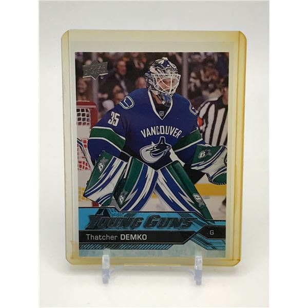 2016-17 UPPER DECK THATCHER DEMKO YOUNG GUNS TRADING CARD