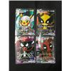 Image 1 : LOT OF 4 PIKACHU COSPLAY TRADING CARDS