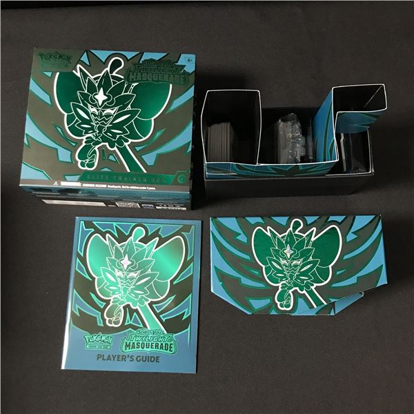 POKEMON TCG TWILIGHT MASQUERADE OPEN BOX WITH CONTENTS