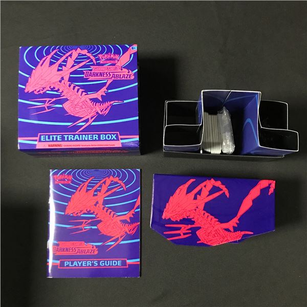 POKEMON TCG DARKNESS ABLAZE OPEN BOX WITH CONTENTS