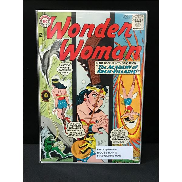 Wonder Woman #141 1ST APPEARANCES OF MOUSE MAN & FIREWORKS MAN - DC COMICS