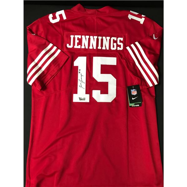 JAUAN JENNINGS SIGNED San Francisco 49ers JERSEY - ACE COA