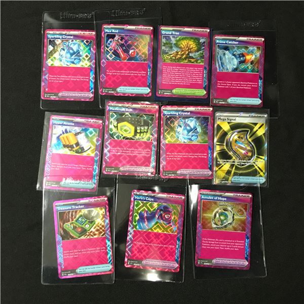 LOT OF 11 POKEMON TCG TRADING CARDS