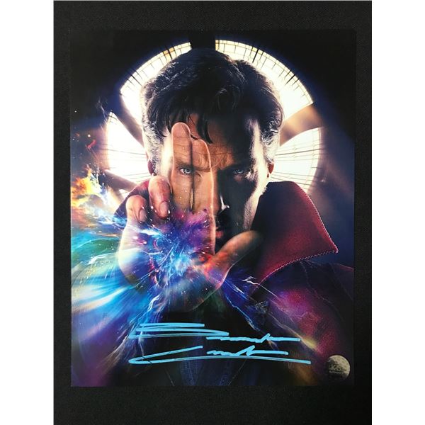 BENEDICT CUMBERBATCH SIGNED DOCTOR STRANGE 8X10 - KB COA