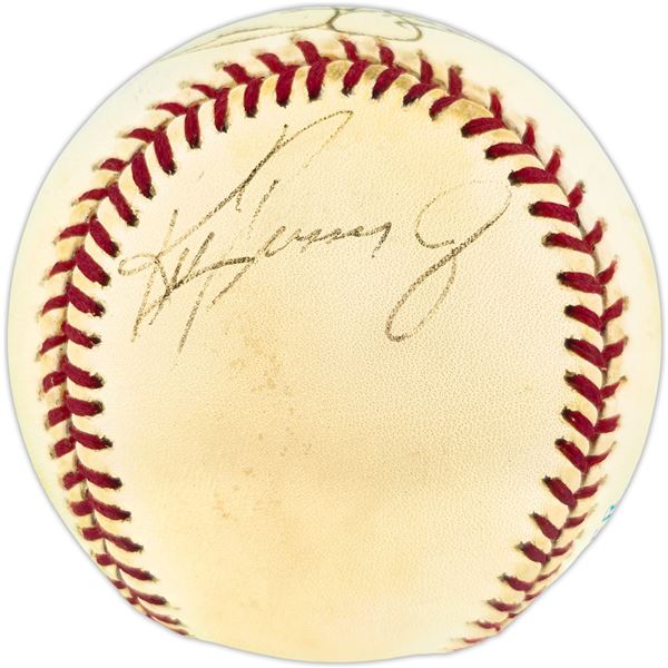 KEN GRIFFEY JR AND WALKER BUEHLER SIGNED BASEBALL (BECKETT COA)