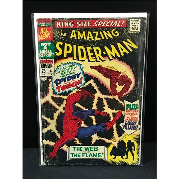 THE AMAZING SPIDERMAN KING SIZED ANNUAL #4 - MARVEL COMICS