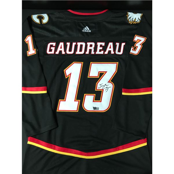 JOHNNY GAUDREAU SIGNED CALGARY FLAMES 'BLASTY' JERSEY - ACE COA